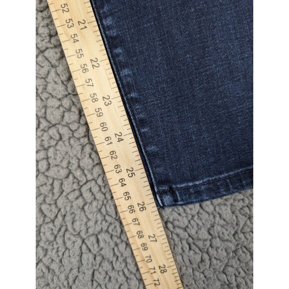 Good American Good Waist Crop Skinny Jeans Mid Rise 4/27 Dark Wash GAGWC103 - Picture 9 of 9